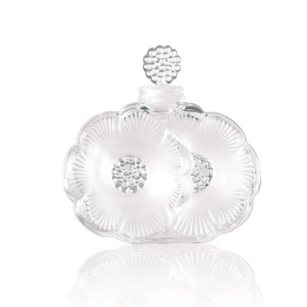Lalique Deux Fleurs Perfume Bottle NIB Factory Sealed
